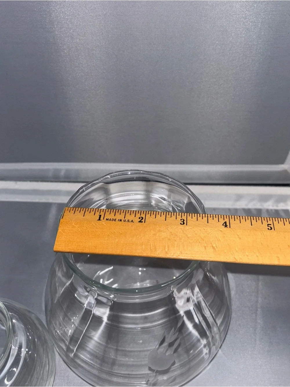 Princess House Heritage Etched Crystal Flower Vase Set of 2